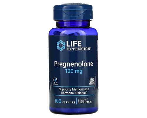 Life Extension Pregnenolone 100 mg 100 Capsules Life Extension Pregnenolone 100 mg 100 Capsules