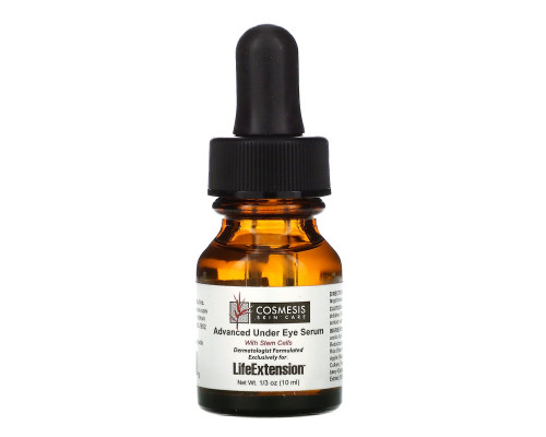 Life Extension Cosmesis Skin Care Advanced Under Eye Serum With Stem Cells 1/3 oz (10 ml) Life Extension Cosmesis Skin Care Advanced Under Eye Serum With Stem Cells 1/3 oz (10 ml)