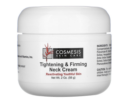 Life Extension Cosmesis Skin Care Tightening & Firming Neck Cream 2 oz