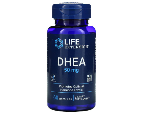 Life Extension DHEA (дегидроэпиандростерон ) 50 мг 60 капсул Life Extension DHEA (дегидроэпиандростерон ) 50 мг 60 капсул