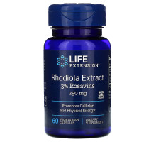 Life Extension Экстракт родиолы 250 мг 60 растительных капсул