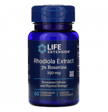 Life Extension Экстракт родиолы 250 мг 60 растительных капсул