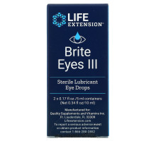Life Extension Brite Eyes III  2 пузырька (5 мл каждый)