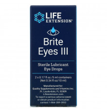 Life Extension Brite Eyes III  2 пузырька (5 мл каждый)