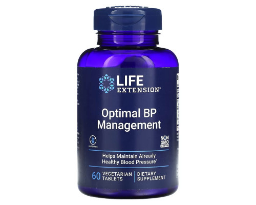 Life Extension, Optimal BP Management, 60 Vegetarian Tablets Life Extension, Optimal BP Management, 60 Vegetarian Tablets