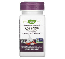 Nature's Way, Cayenne Garlic, 10 Veg. Capsules
