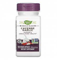 Nature's Way, Cayenne Garlic, 10 Veg. Capsules