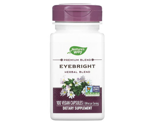 Nature's Way, Eyebright Herbal Blend, 347 mg, 100 Vegan Capsules Nature's Way, Eyebright Herbal Blend, 347 mg, 100 Vegan Capsules