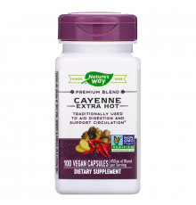 Nature's Way, Cayenne Extra Hot, 100 Veg. Capsules