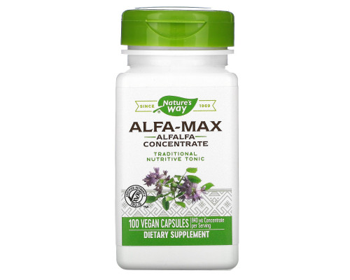 Nature's Way, Alfa-Max, концентрация 10X, 100 капсул Nature's Way, Alfa-Max, концентрация 10X, 100 капсул