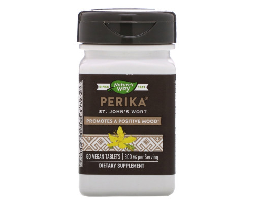 Nature's Way, Экстракт зверобоя, St. John's Wort, 60 таблеток Nature's Way, Экстракт зверобоя, St. John's Wort, 60 таблеток