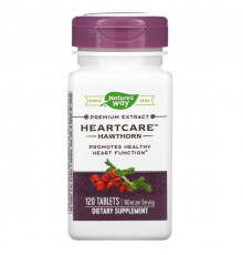 Для сердца и сосудов Nature's Way, HeartCare, боярышник, 80 мг, 120 таблеток