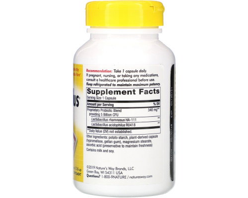 Nature's Way, Primadophilus, Original, Ages 12 & Up, 180 Vegetarian Capsules