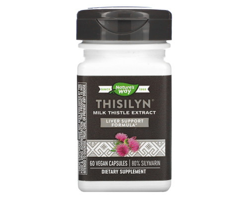 Nature's Way, Thisilyn, Milk Thistle Extract, 60 Vegan Capsules Nature's Way, Thisilyn, Milk Thistle Extract, 60 Vegan Capsules