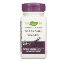 Nature's Way, Forskohlii, Standardized, 60 Veg. Capsules