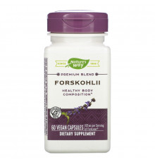 Nature's Way, Forskohlii, Standardized, 60 Veg. Capsules