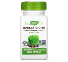 Nature's Way, Barley Grass, Young Harvest, 500 mg, 100 Vegetarian Capsules