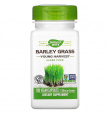 Nature's Way, Barley Grass, Young Harvest, 500 mg, 100 Vegetarian Capsules