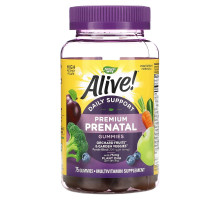 Nature's Way, Alive! Prenatal Vitamins, 75 Gummies