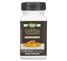 Имбирь и куркума Nature's Way, Curica куркума, 300 мг, 60 веганских капсул