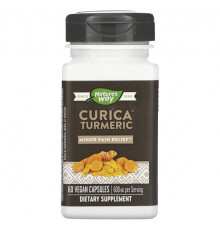 Имбирь и куркума Nature's Way, Curica куркума, 300 мг, 60 веганских капсул