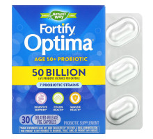 Nature's Way, Primadophilus Optima, Adult 50+, 30 Delayed Release Vegetarian Capsules