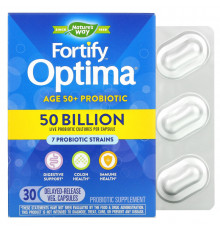 Nature's Way, Primadophilus Optima, Adult 50+, 30 Delayed Release Vegetarian Capsules