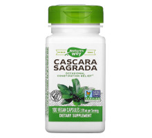 Nature's Way, Cascara Sagrada, 350 mg, 100 Vegan Capsules