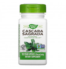 Nature's Way, Cascara Sagrada, 350 mg, 100 Vegan Capsules