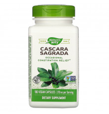 Nature's Way, Cascara Sagrada Bark, 425 mg, 180 Vegetarian Capsules