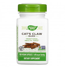 Nature's Way, Cat's Claw Bark, 485 mg, 100 Vegetarian Capsules