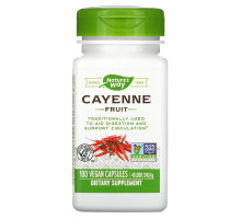 Nature's Way, Cayenne, 40,000 SHU, 100 Veg. Capsules