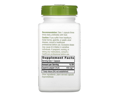 Nature's Way, Cayenne, 180 Veg. Capsules Nature's Way, Cayenne, 180 Veg. Capsules