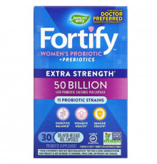 Nature's Way, Primadophilus, Fortify, Women's Probiotic, Extra Strength, 30 Vegetarian Capsules