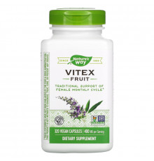 Nature's Way, Vitex Fruit, 400 mg, 320 Vetegarian Capsules
