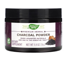 Nature's Way, Premium Herbal, Charcoal Powder, 1.9 oz (56 g)