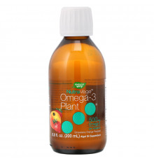 Ascenta, NutraVege, Omega-3 Plant, Strawberry Orange Flavored, 500 mg, 6.8 fl oz (200 ml)