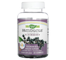 Nature's Way, Sambucus, жевательные таблетки для детей, 60 жевательных таблеток