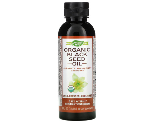 Nature's Way, 100% Organic Black Seed Oil, 8 fl oz (235 ml) Nature's Way, 100% Organic Black Seed Oil, 8 fl oz (235 ml)
