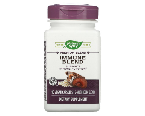 Nature's Way, Immune Blend, 1600 mg, 90 Vegetarian Capsules Nature's Way, Immune Blend, 1600 mg, 90 Vegetarian Capsules