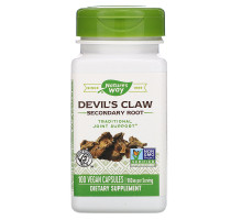Nature's Way, Devil's Claw, Secondary Root, 480 mg, 100 Vegetarian Capsules
