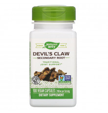 Nature's Way, Devil's Claw, Secondary Root, 480 mg, 100 Vegetarian Capsules
