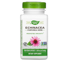 Nature's Way, Echinacea Purpurea Herb, 400 mg, 180 Vegetarian Capsules