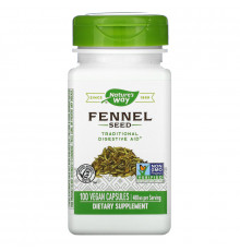 Nature's Way, Fennel Seed, 480 mg, 100 Vegetarian Capsules
