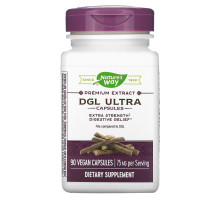 Nature's Way, DGL Ultra, 75 mg, 90 Vegan Capsules