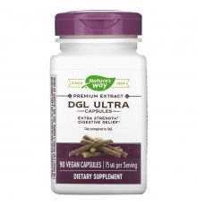 Nature's Way, DGL Ultra, 75 mg, 90 Vegan Capsules