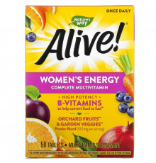 Nature's Way, Alive! Women's Energy Complete Multivitamin, 50 Tablets