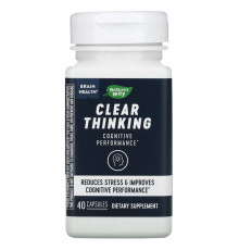Nature's Way, Brain Health, Clear Thinking, 40 Capsules