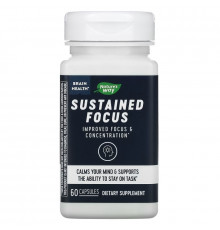 Nature's Way, Brain Health, Sustained Focus, 60 Capsules