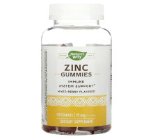 Nature's Way, Zinc Gummies, Mixed Berry , 11 mg, 120 Gummies